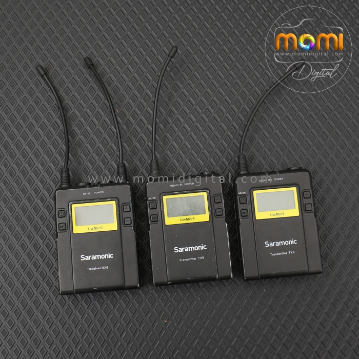 saramonicmickit2-a SARAMONIC UwMic9 KIT 2 UHF WIRELESS MICROPHONE